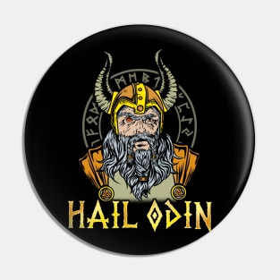 Hail Odin Viking T-Shirt Pin