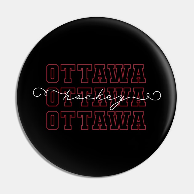 PWHL Hockey Ottawa Pin by Made Adventurous