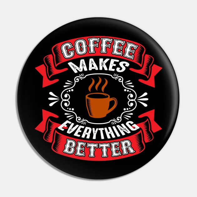 Motivation Coffee Pin by Alvd Design