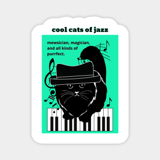 Cool Cats of Jazz Magnet