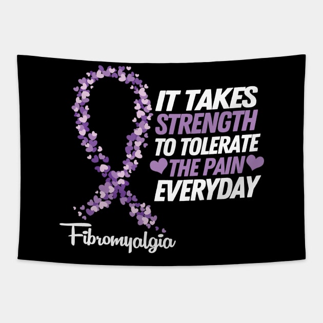 Fibromyalgia Fibro Awareness Tapestry by Govos