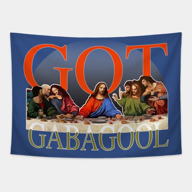 Gabagool - Got Gabagool - Last Supper - Funny Tapestry by WaltTheAdobeGuy