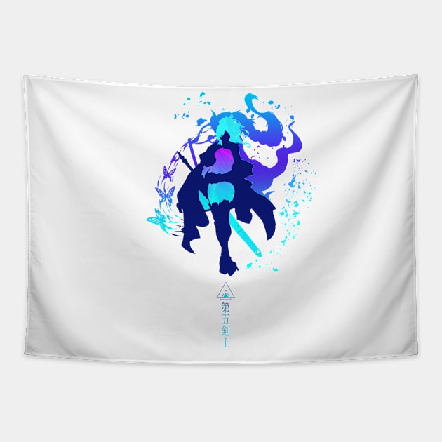 Swordsman Tapestry by stingi