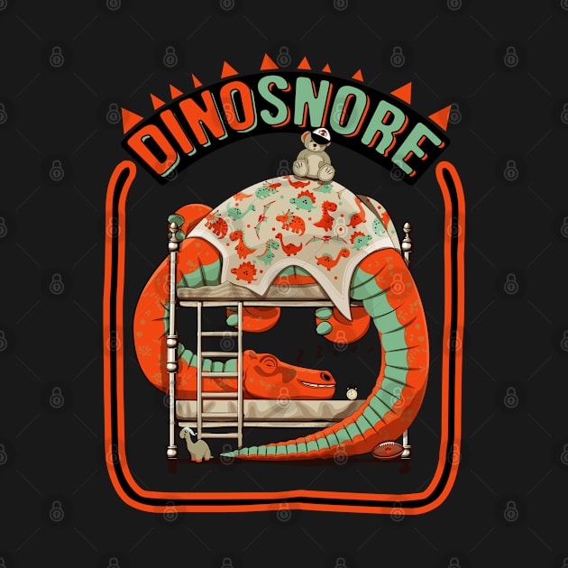 DinoSNORE Sleeping Dinosaur. by InTheWashroom