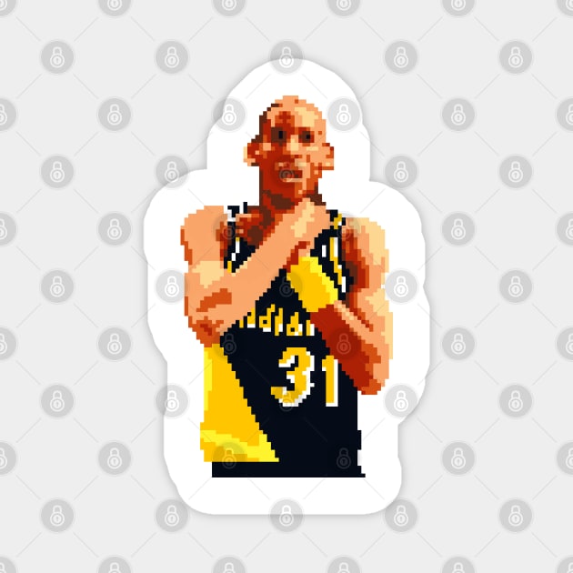 Reggie Miller choke Magnet by qiangdade