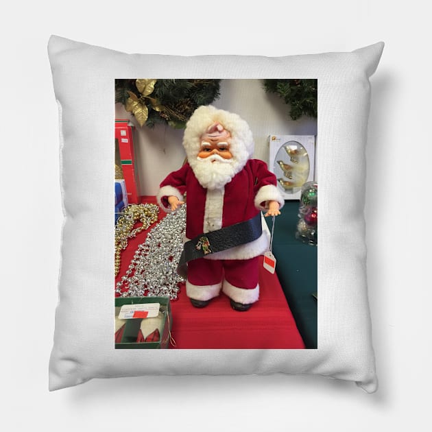 Santa On Sale Pillow by aldersmith