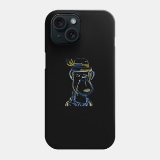 smart and fancy monkey key ecopop art Phone Case