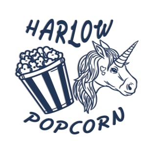 Harlow And Popcorn Funny Popcorn The Pony T-Shirt