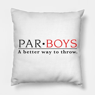 Par Boys Disc Golf Team Shirt Pillow