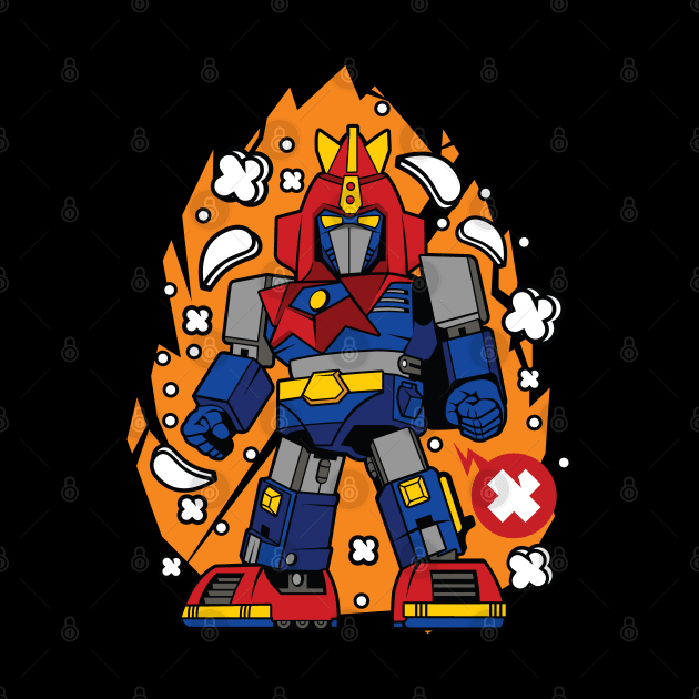 Voltes V by Mecha Design by MechaRon