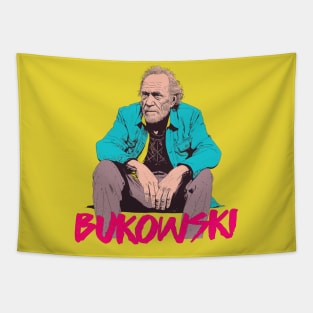 Charles Bukowski \/\/\/\ Original Punkstyle Design Tapestry