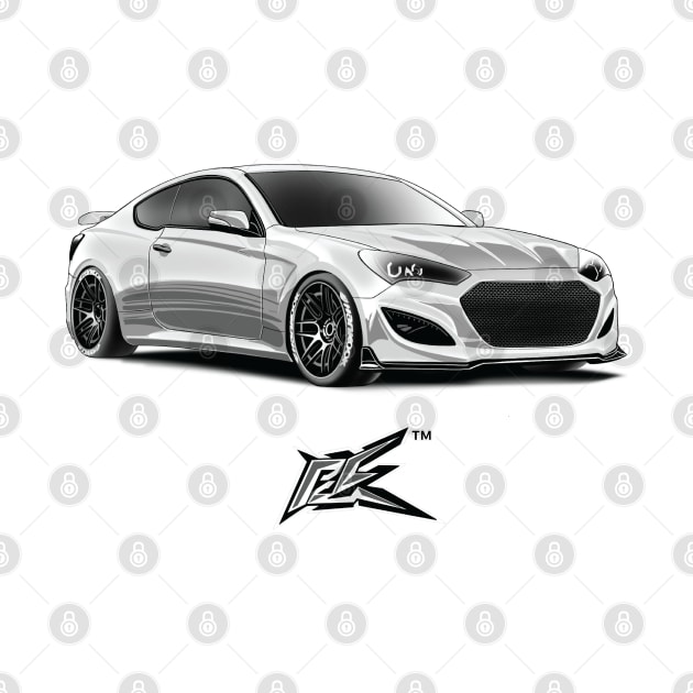 hyundai genesis white by naquash