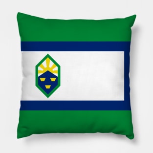 Flag of Colorado Springs Colorado Pillow