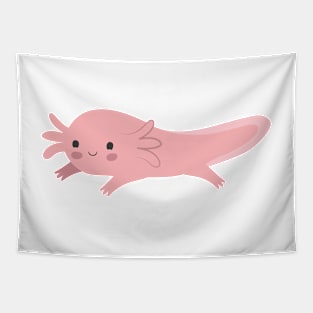 Pink Axolotl Tapestry