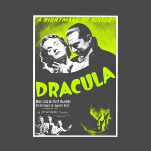 Dracula Bela Lugosi Horror Movie Poster T-Shirt