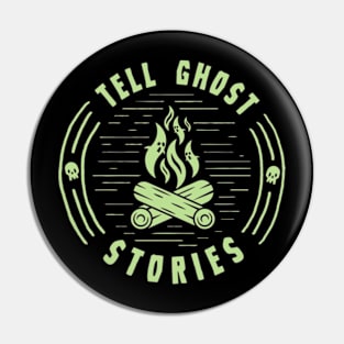 Ghost Campfire (Ghastly Green) Pin