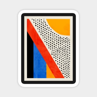 Mid Century Abstract Landscape | Bauhaus Edition Magnet