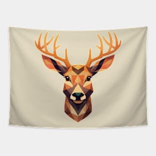 Geometric Deer Tapestry