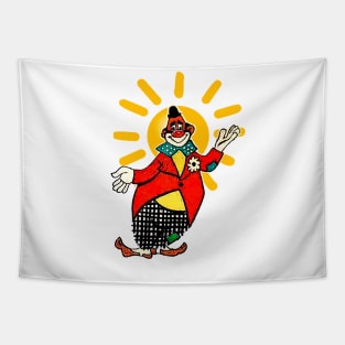 Red jacket clown Tapestry