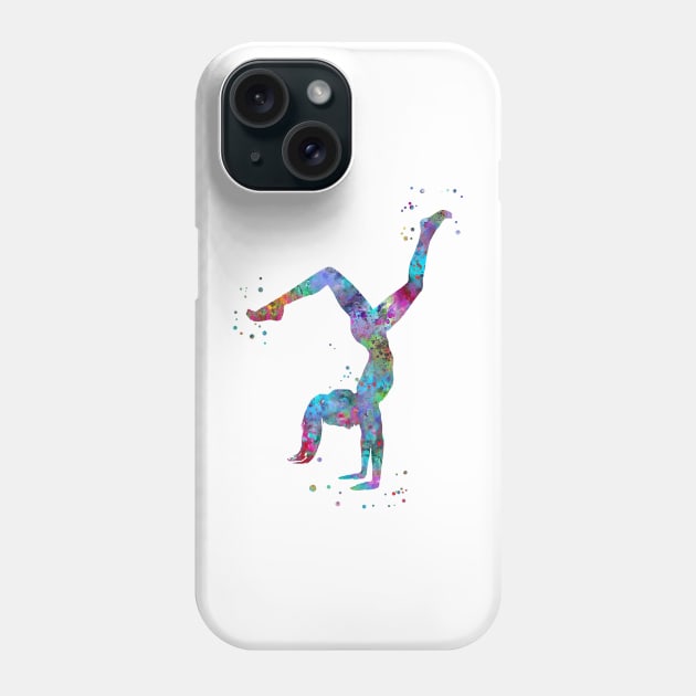 Handstand Phone Case by RosaliArt