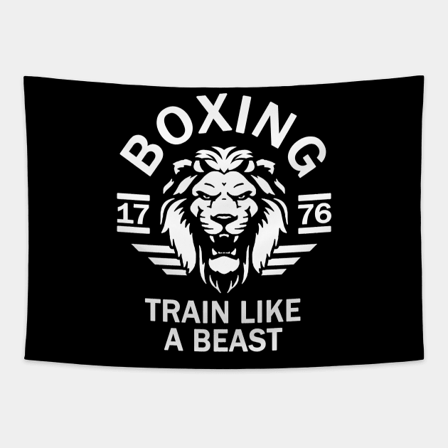 BOXING GYM Tapestry by Tshirt Samurai