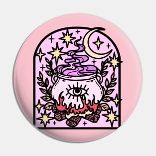 Pastel Witch Pin