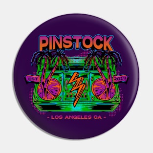 Pinstock Band - Boombox (Bodacious) Pin