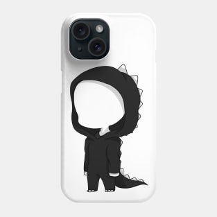 slenderman dinosaur chibi Phone Case