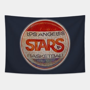 Los Angeles Stars Basketball Tapestry