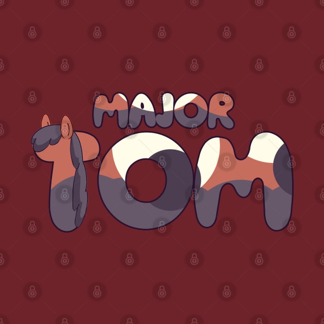 Major Tom is  friendly horse Dogs by KOMIKRUKII