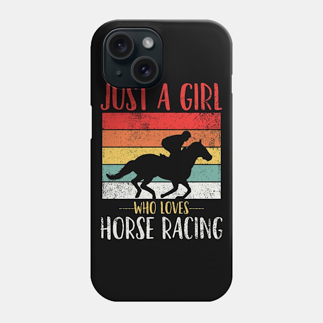 Horse Racing Vintage Phone Case by CreativeGiftShop