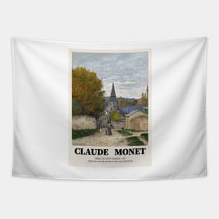 Claude Monet Street In Saınt Adresse Painting Exhibition Design Tapestry