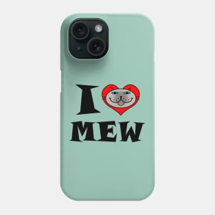 I Heart Cat - Blue Point Siamese Phone Case