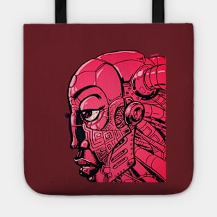 Robot Lady- Rose Tote