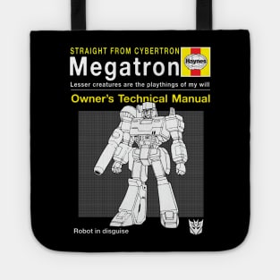 Megatron Haynes Manual Transformers Tote