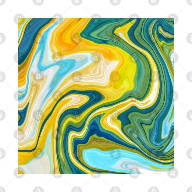 Abstract liquid marble design by TheSkullArmy