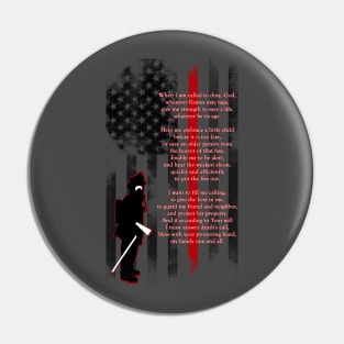 Thin Red Line Pin