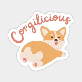 Corgilicious Funny Corgi Magnet