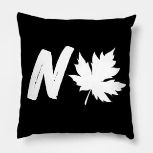 North Sports: White Logo Pillow