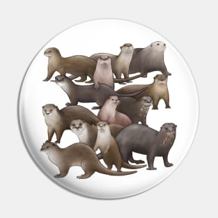 World Otter Day Pin