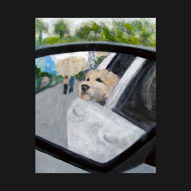 Adorable Dog Art Cruisin' w/Sabo in North Myrtle, South Carolina by DonWillisJrArt