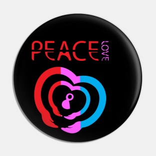 Peace & Love Pin