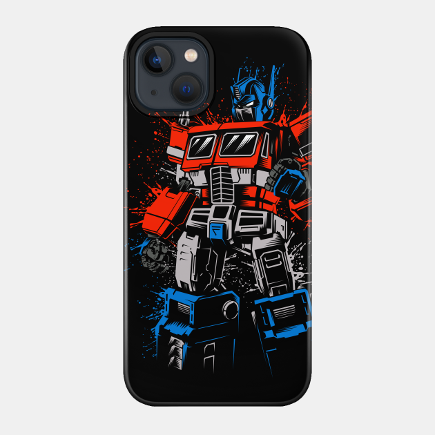 Splatter Prime - Optimus Prime - Phone Case