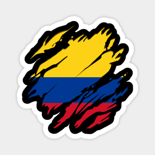 Proud Colombia Flag, Colombia gift heritage, Colombian girl Boy Friend Magnet