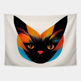 Abstract Cat Tapestry