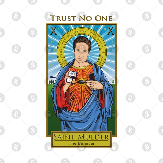 Saint Mulder by Pop Art Saints