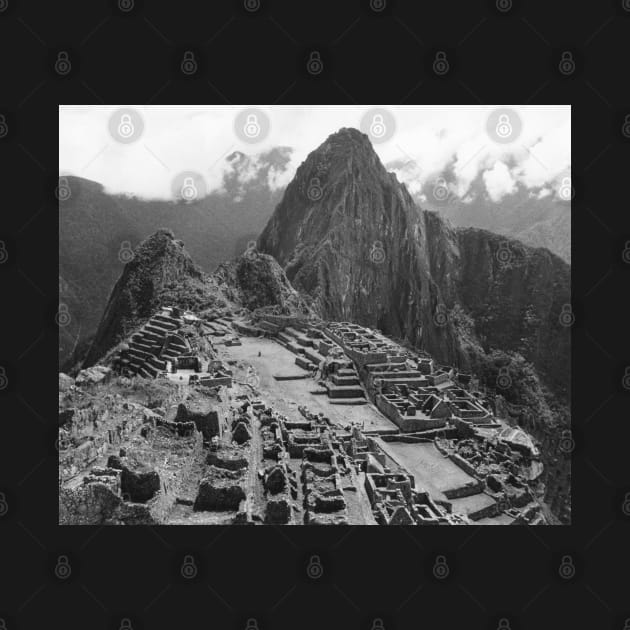 Vintage Machu Pichu Landscape by In Memory of Jerry Frank