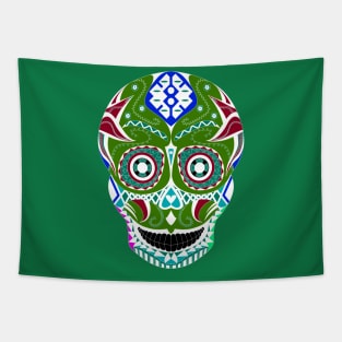 hulk lucha skull mask ecopop Tapestry