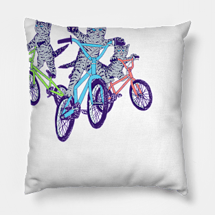 BMX Kittens Pillow