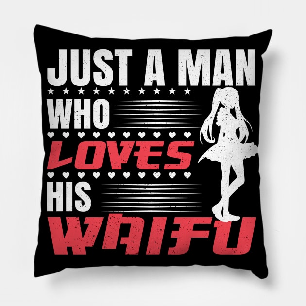 Waifu Material I Ecchi Lewd Anime Gift Pillow by Alex21